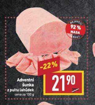 Billa Adventní šunka nabídka