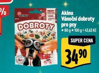 Albert Akinu vánoční dobroty pro psy nabídka