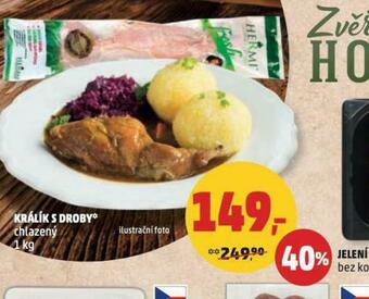 Penny Market Králík s droby nabídka