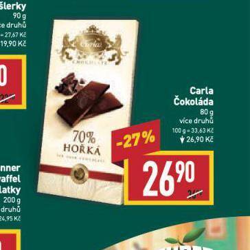 Billa Carla čokoláda nabídka