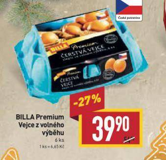 Billa Vejce nabídka