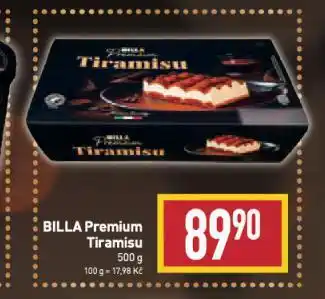 Billa Tiramisu nabídka