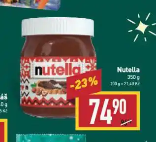 Billa Nutella nabídka