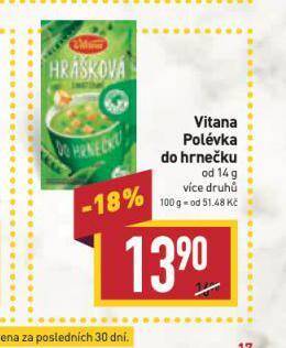 Billa Vitana polévka do hrnečku nabídka