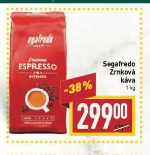 Billa Káva segafredo nabídka