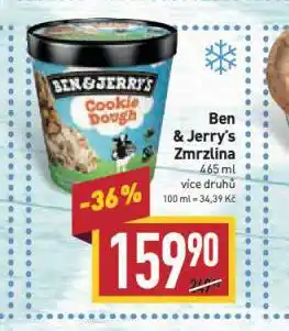 Billa Zmrzlina ben & jerry's nabídka