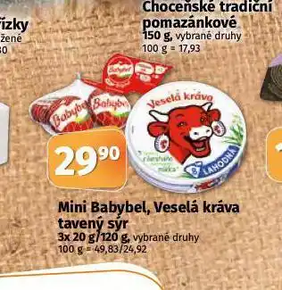 Coop Minibabybel sýr nabídka