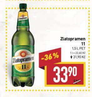 Billa Pivo zlatopramen nabídka