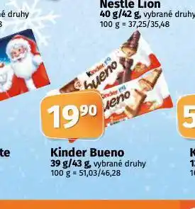 Coop Kinder bueno nabídka