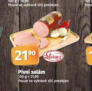 Coop Pivní salám nabídka