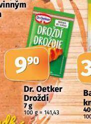 Coop Dr. oetker droždí nabídka