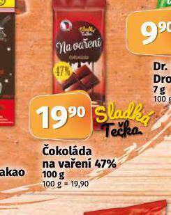 Coop Čokoláda na vaření nabídka
