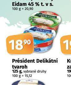 Coop Président delikátní nabídka