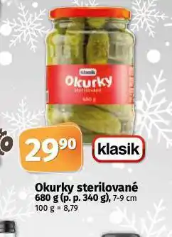 Coop Okurky sterilované nabídka