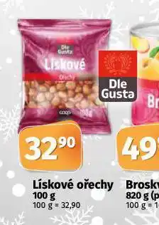 Coop Lískové ořechy nabídka