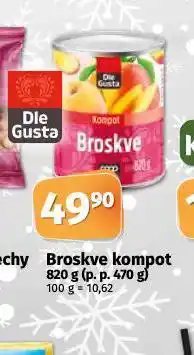 Broskve kompot