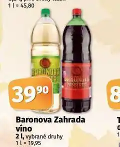 Coop Baronova zahrada nabídka