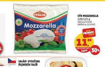 Penny Market Sýr mozzarella nabídka