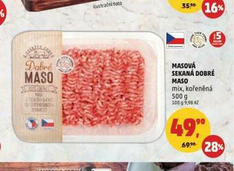 Penny Market Masová sekaná mix, kořeněná nabídka