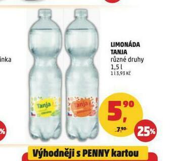 Penny Market Limonáda tanja nabídka