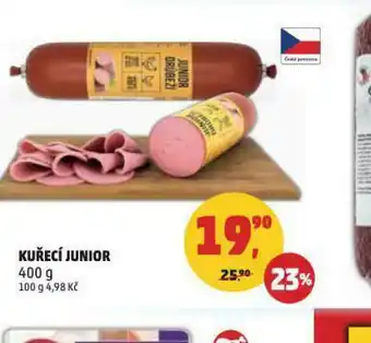 Penny Market Kuřecí junior nabídka