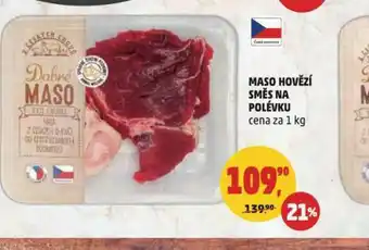 Penny Market Maso hovězí na polévku nabídka