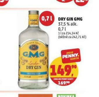 Penny Market Dry gin gmg nabídka