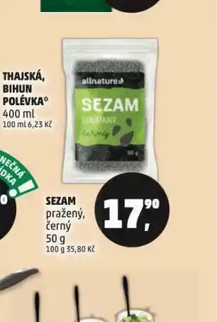 Penny Market Sezam pražený, černý nabídka