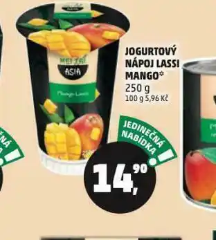 Penny Market Jogurtový nápoj lassi mango nabídka