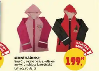 Dětská pláštěnka