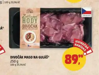 Penny Market Divočák maso na guláš nabídka