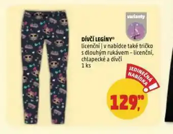 Penny Market Dívčí legíny nabídka