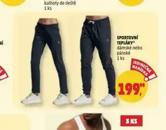 Penny Market Pánské sportovní tepláky nabídka