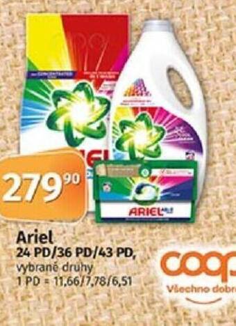 COOP TIP Ariel 24 PD/36 PD/43 PD nabídka