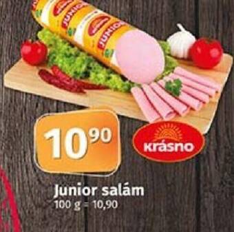 COOP TIP Junior salám nabídka