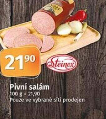COOP TIP Pivní salám nabídka