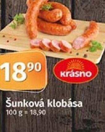 COOP TIP Šunková klobása 100 g nabídka