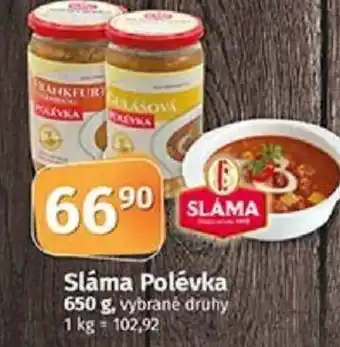 COOP TIP Sláma Polévka nabídka