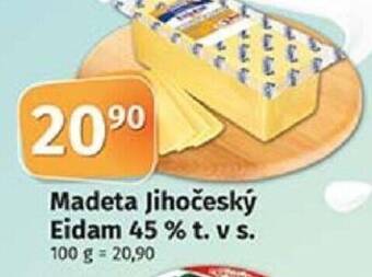 COOP TIP Madeta Jihočeský Eidam 45 % t. v s. nabídka