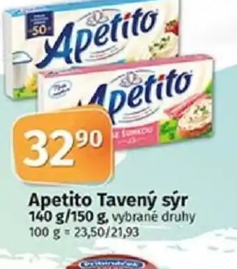 COOP TIP Apetito Tavený sýr 140 g/150 g nabídka