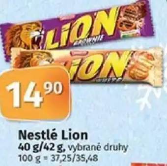 COOP TIP Nestlé Lion 40 g/42 g nabídka