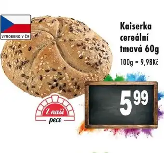 Qanto Kaiserka cereální tmavá 60g nabídka
