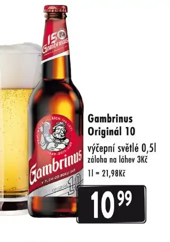 Qanto Gambrinus Originál 10 nabídka