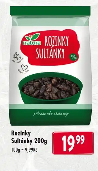Qanto Rozinky Sultánky 200g nabídka