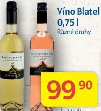 Kubík potraviny Víno Blatel 0.75L nabídka