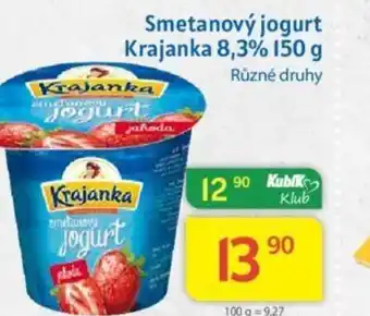 Kubík potraviny Smetanový jogurt Krajanka 8,3% 150 g nabídka