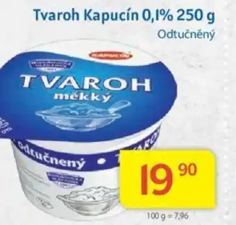 Kubík potraviny Tvaroh Kapucín 0,1% 250 g nabídka