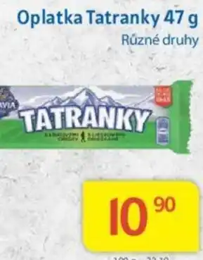 Kubík potraviny Oplatka Tatranky 47 g nabídka