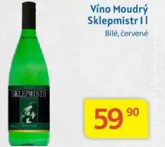 Kubík potraviny Víno Moudrý Sklepmistr II nabídka