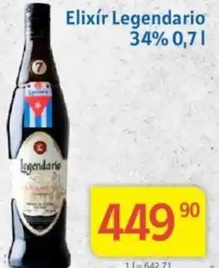Elixír Legendario 34% 0,7L